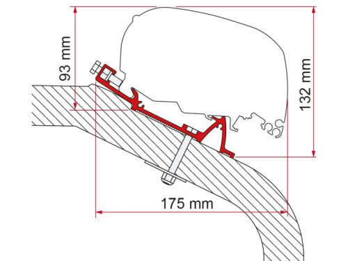 Adaptér F80/65 pro LMC-TEC 290 cm
