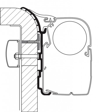 Adaptér Bürstner 400 cm