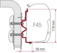 Adaptér pro Fiamma F45 HymerCamp (3 x 12 cm)