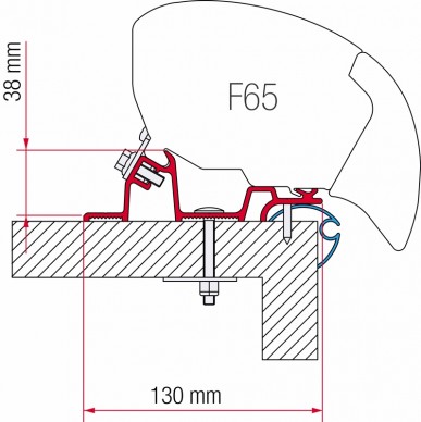 Adaptér F80/65 Kit Caravan Standard