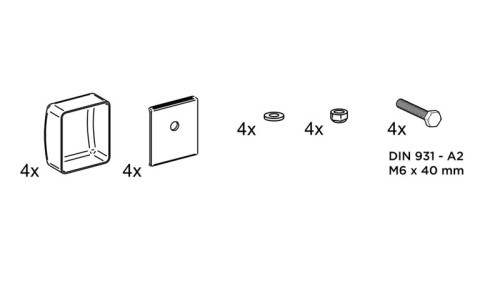 Montážní sada ke střešním adaptérům pro LMC