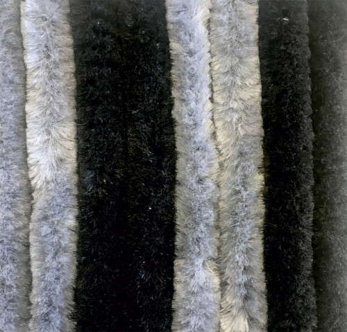 Závěs do dveří světle šedý-tmavě šedý 100x200