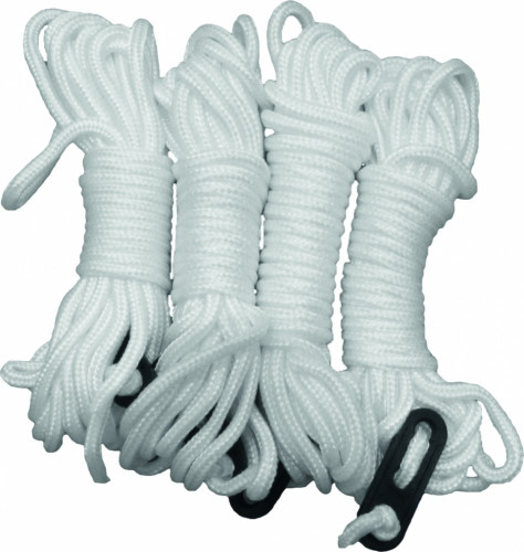 Stanové lano ø 4 mm - délka 4 m, bílé