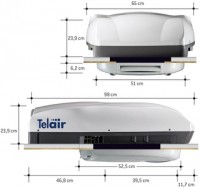 Střešní klimatizace Telair Dualclima 8400H