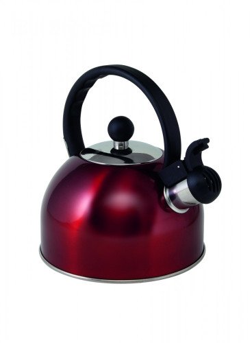 Pískací konvice nerez bordó 1,5l