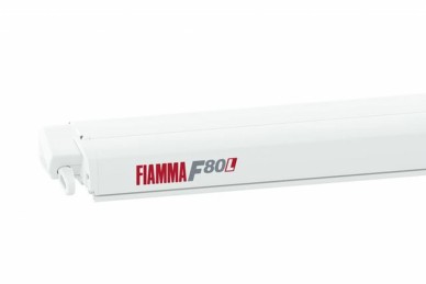 Markýza Fiamma F80L 500 cm bílá, modré plátno