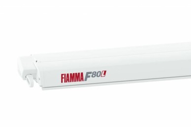 Markýza Fiamma F80L 450 cm bílá, modré plátno