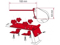 Adaptér Fiamma F35 na střešní nosič standart