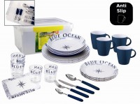 Sada nádobí Blue Ocean box 36ks