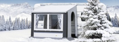 Zimní předstan Cortina 220 x 180 cm šedý