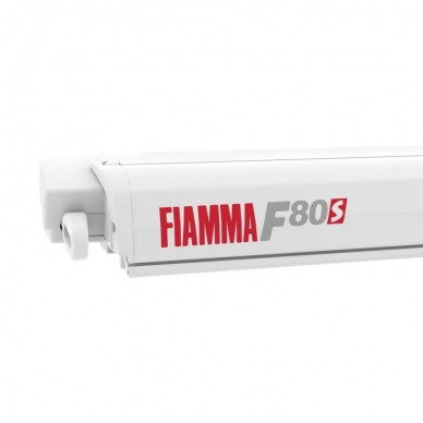 Markýza Fiamma F80S 340 cm bílá, šedé plátno