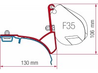 Adaptér pro Fiamma F35 na VW T5/T6