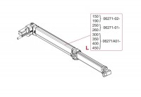 Levé rameno pro F45S 300-450, výsuv 250 cm