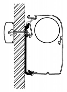 Plochý adaptér řady 5, 450 cm